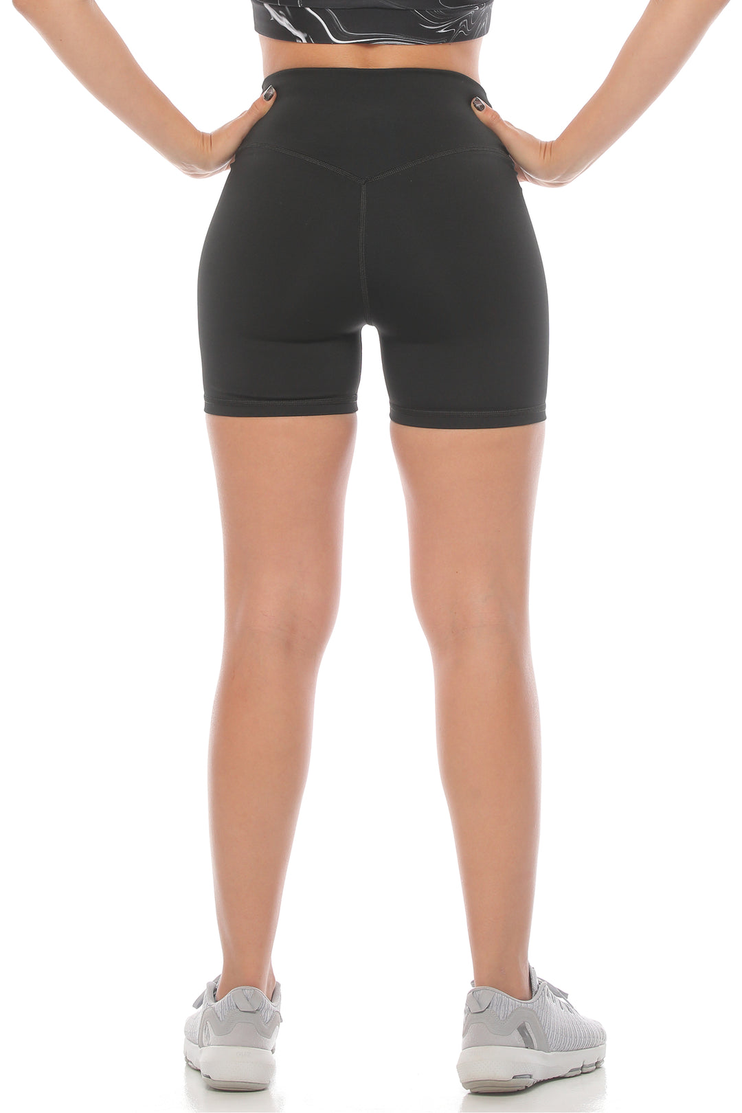 AuraFit High-Waisted Shorts