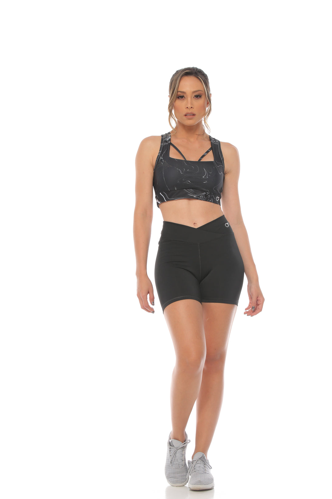 AuraFit High-Waisted Shorts