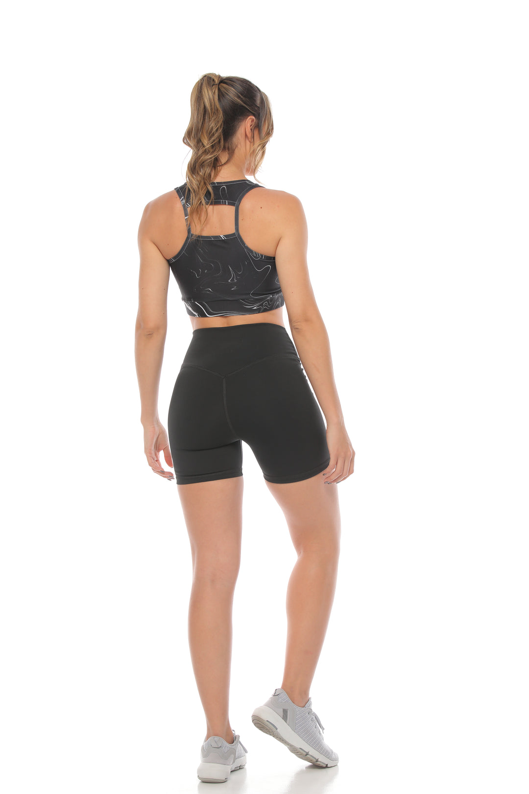AuraFit High-Waisted Shorts
