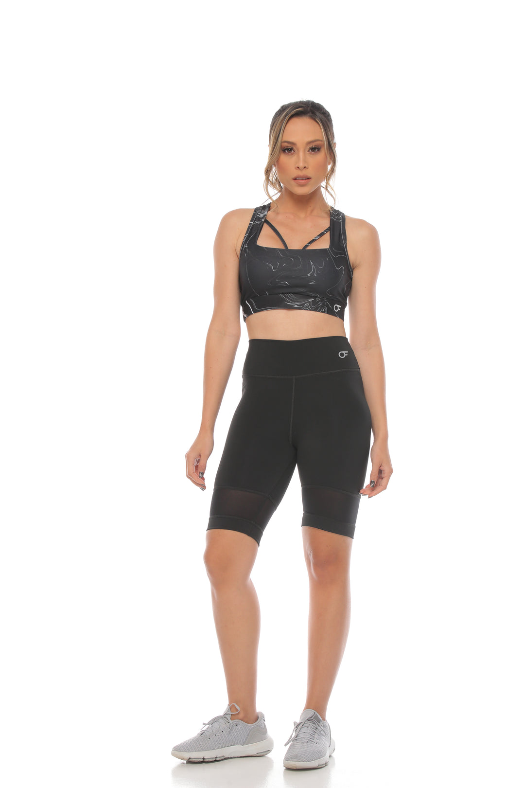 Comfy Biker Shorts with Mesh