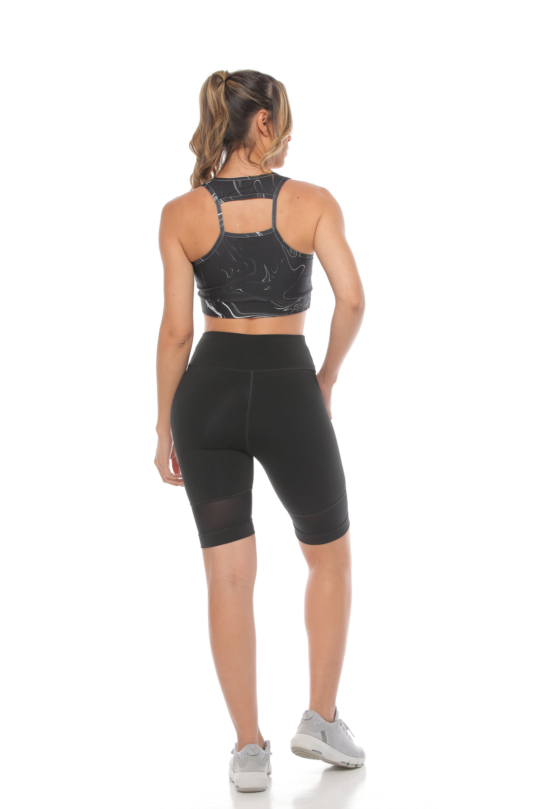 Comfy Biker Shorts with Mesh