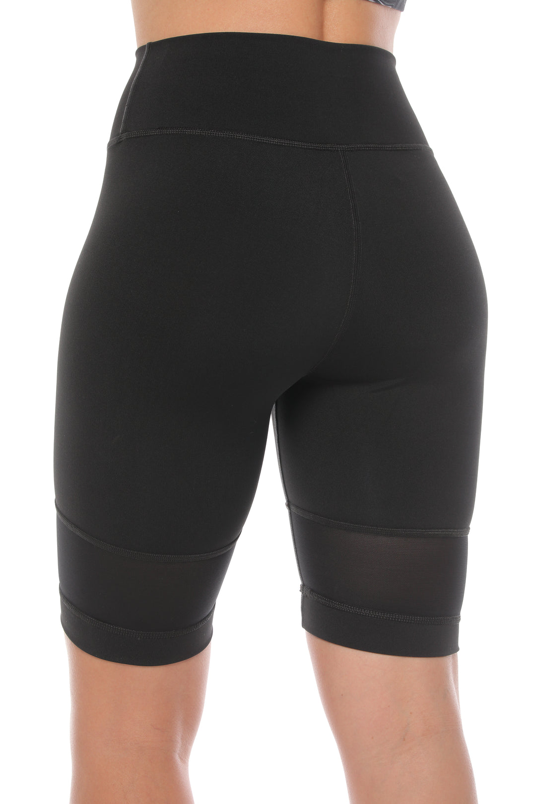 Comfy Biker Shorts with Mesh