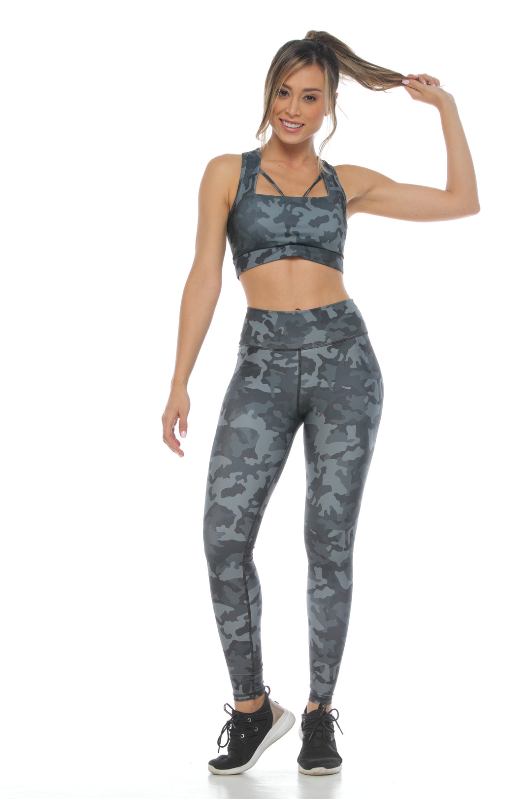 Marble Print High Waisted Leggings / Athleisure Tights